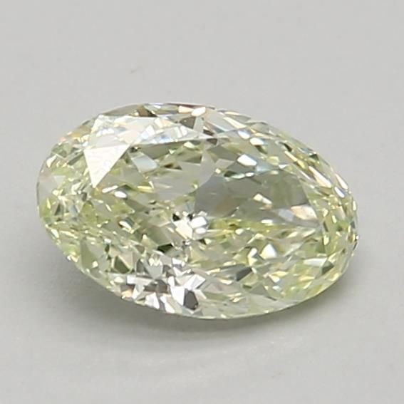 Loose Diamond - OVAL 0.56ct Fancy Light Greenish Yellow VVS2