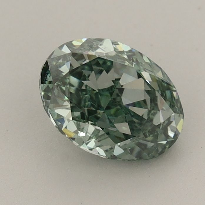 Loose Diamond - OVAL 1.06ct Fancy Vivid Green VS2