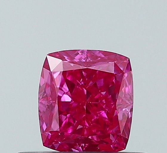 Loose Diamond - CUSHION BRILLIANT 0.54ct Fancy Vivid Pink VS1