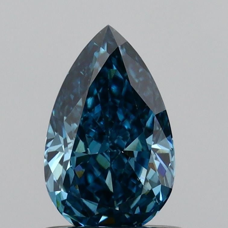 Loose Diamond - PEAR 0.77ct Fancy Vivid Blue VS1