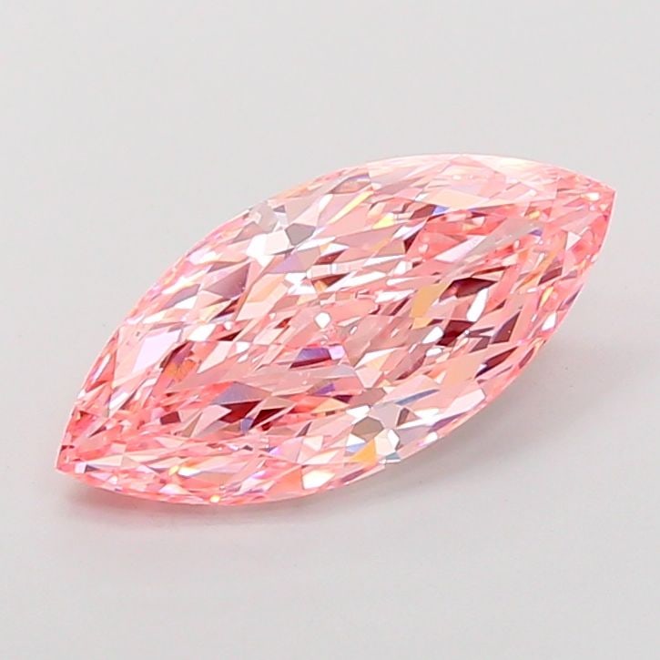 Loose Diamond - MARQUISE 5.57ct Fancy Vivid Pink VVS2