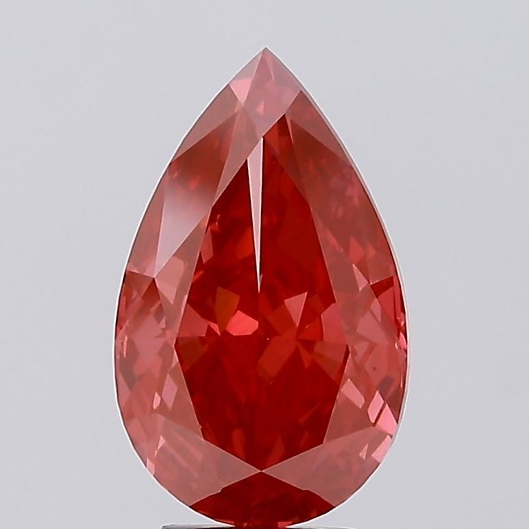 Loose Diamond - PEAR 5.25ct Fancy Vivid Red VS2