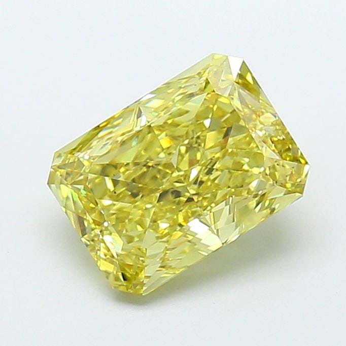 Loose Diamond - RADIANT 4.2ct Fancy Intense Yellow VS2