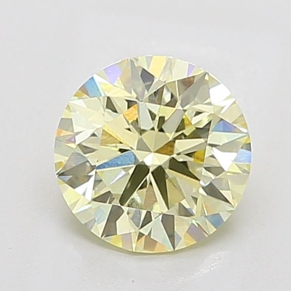 Ideal Loose Diamond - ROUND 2.2ct Fancy Yellow VVS2