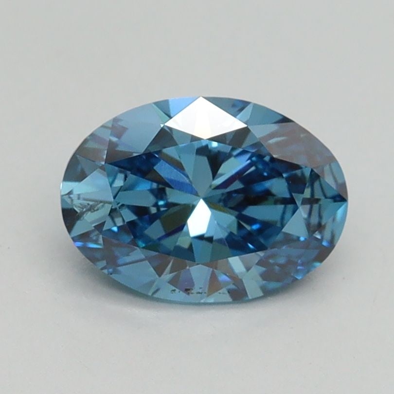 Loose Diamond - OVAL 1.01ct Fancy Vivid Blue SI1