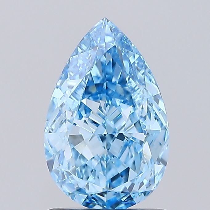 Loose Diamond - PEAR 1.51ct Fancy Vivid Blue VVS2