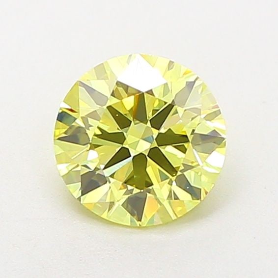 Ideal Loose Diamond - ROUND 1.06ct Fancy Vivid Yellow VS1