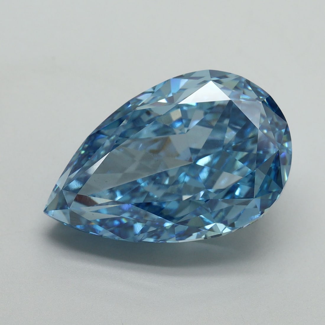 Loose Diamond - PEAR 11.65ct Fancy Vivid Blue VS1