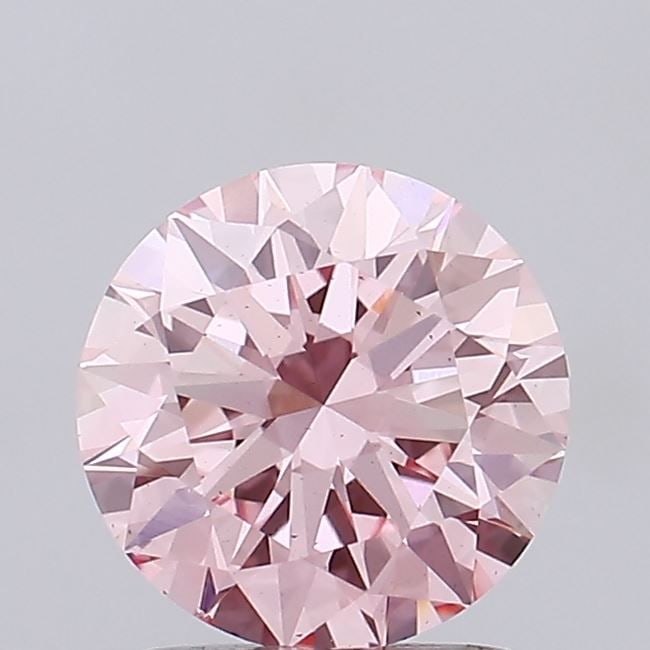 Loose Diamond - ROUND 1.5ct Fancy Vivid Pink VS2