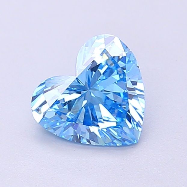 Loose Diamond - HEART 0.51ct Fancy Vivid Blue VS1