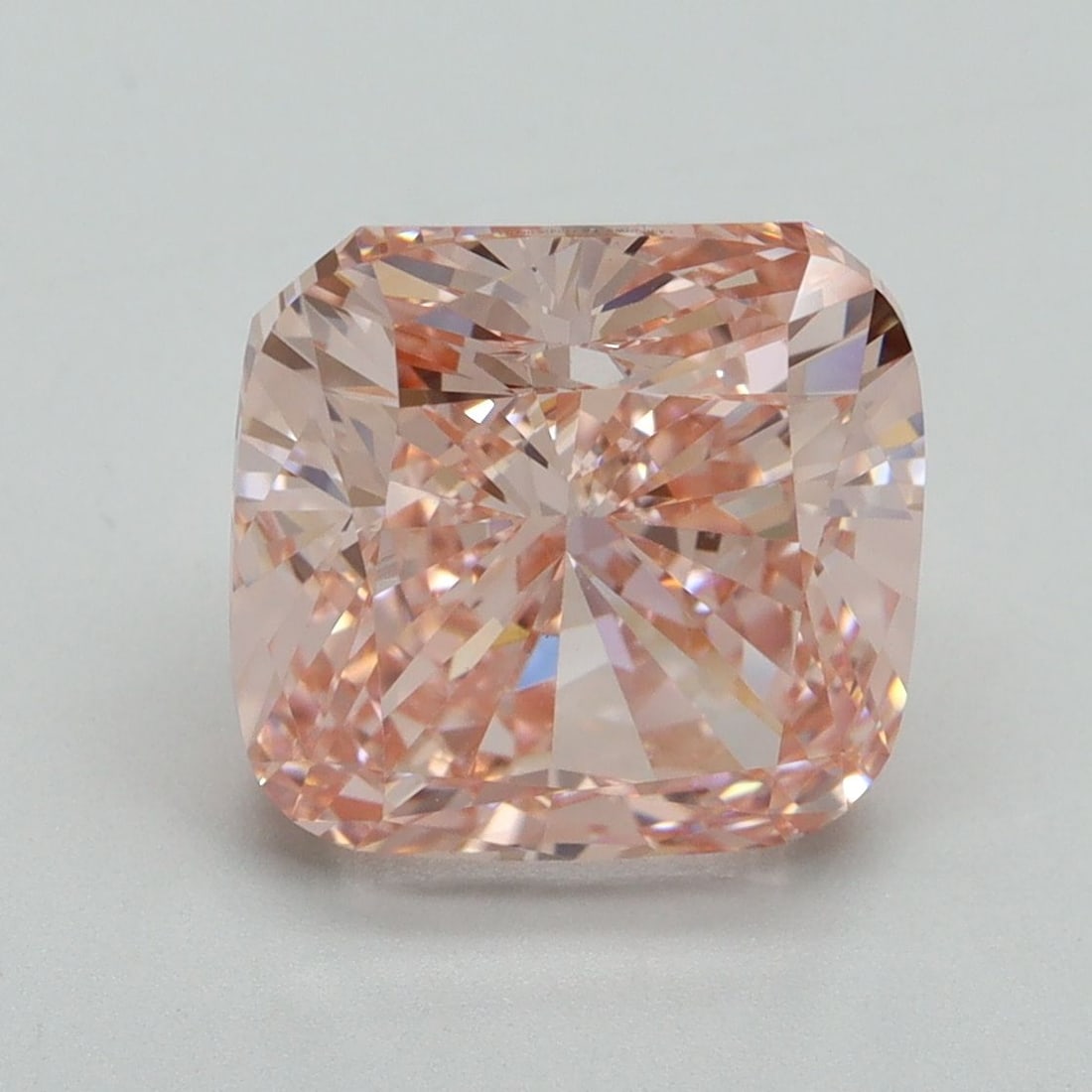 Loose Diamond - CUSHION BRILLIANT 5.03ct Fancy Vivid Pink VS1
