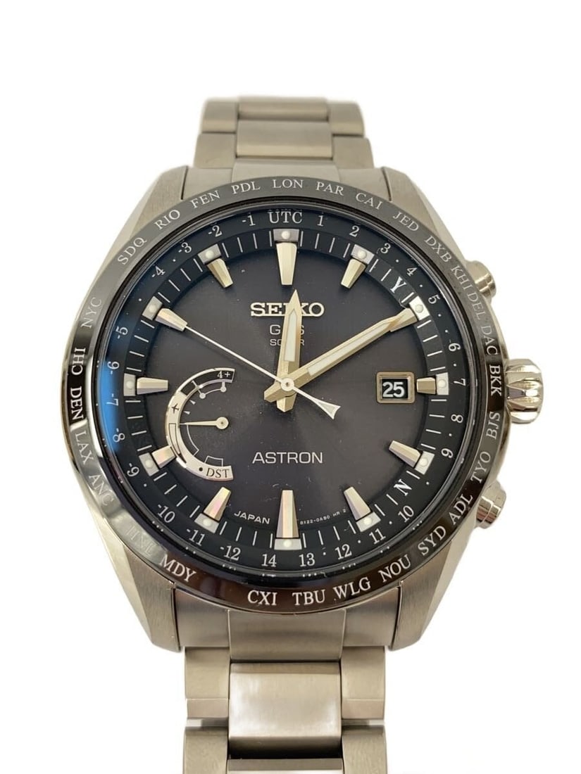 Seiko Astron GPS Solar Men's Stainless Steel Wristwatch
