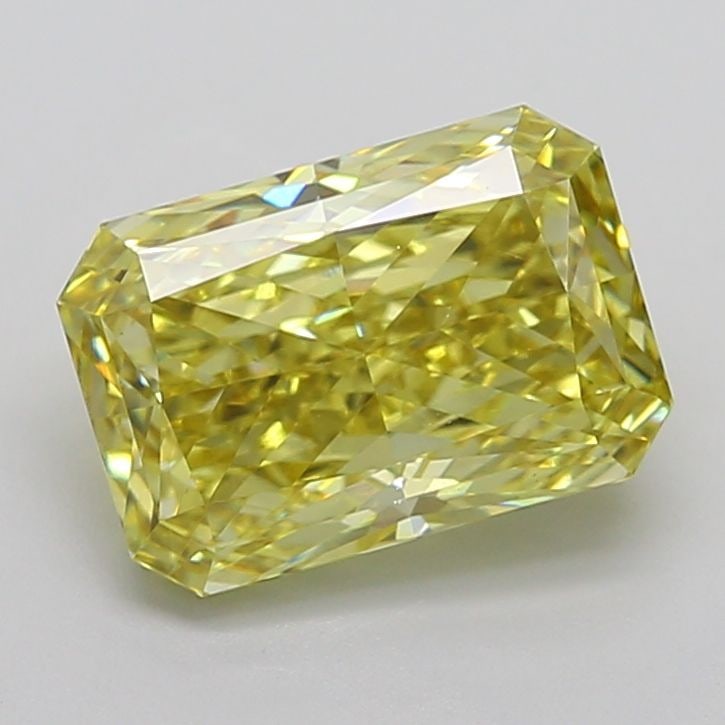 Loose Diamond - RADIANT 3.83ct Fancy Intense Yellow VS1