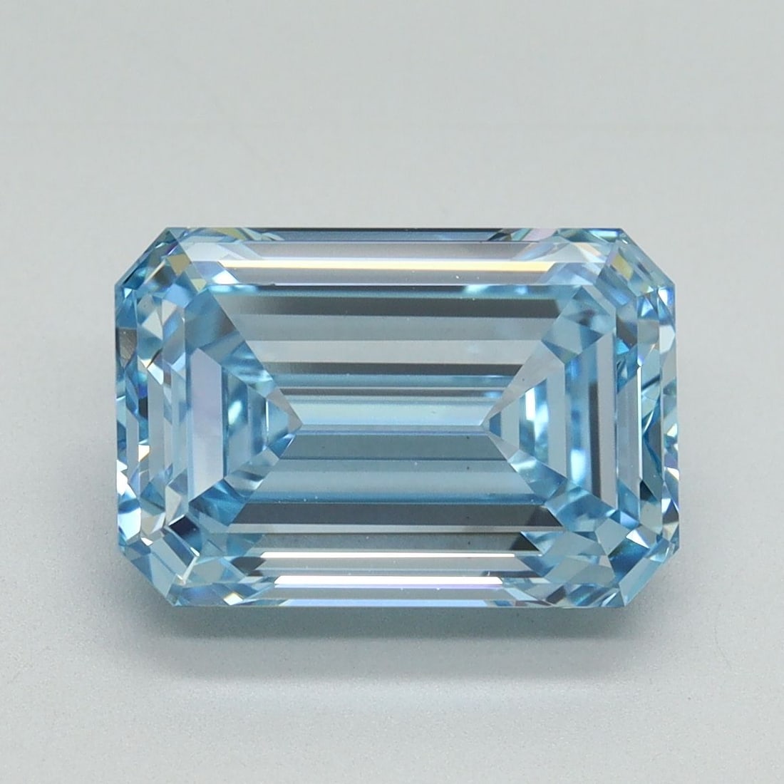 Loose Diamond - EMERALD 4.15ct Fancy Intense Blue VS1