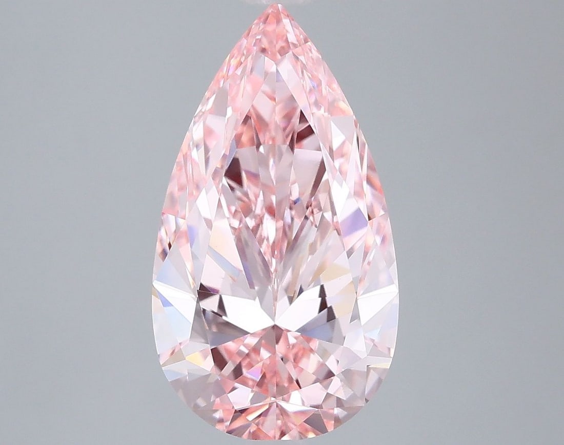 Loose Diamond - PEAR 1.5ct Fancy Vivid Pink VS2