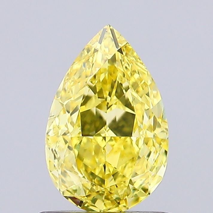 Loose Diamond - PEAR 0.83ct Fancy Vivid Yellow VS1