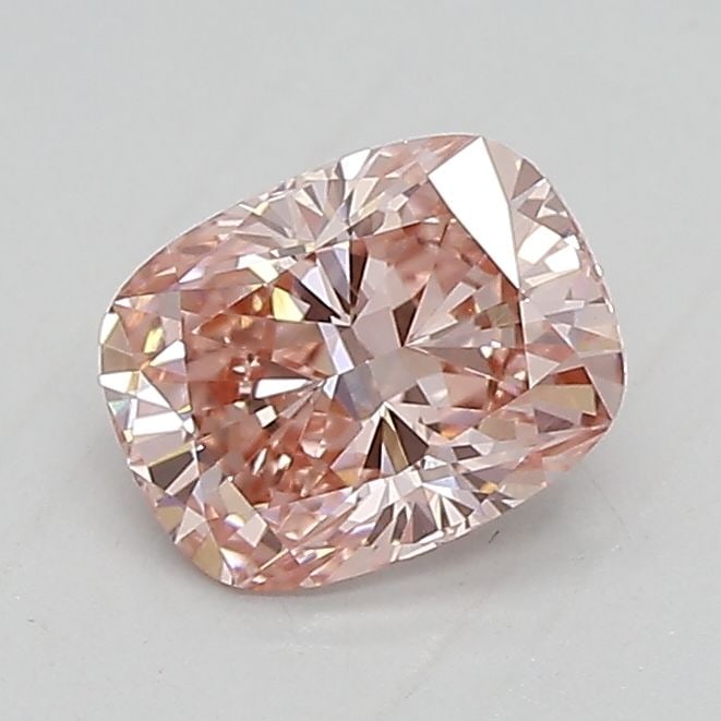 Loose Diamond - CUSHION MODIFIED 0.87ct Fancy Intense Pink VVS2