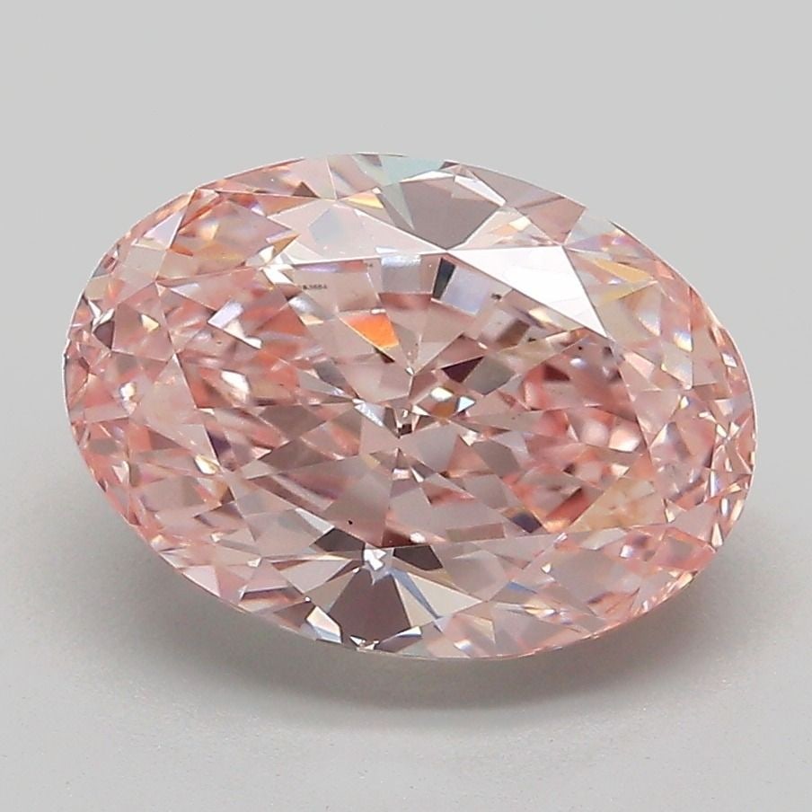 Loose Diamond - OVAL 3.56ct Fancy Intense Pink VS2