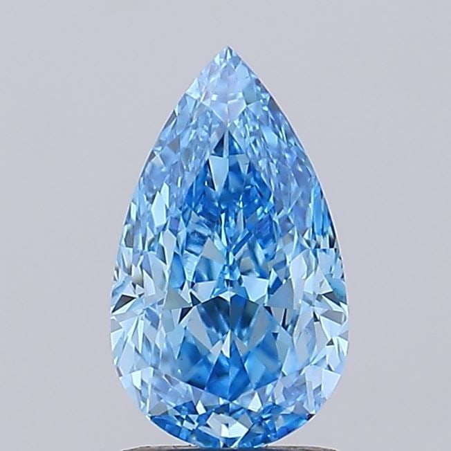 Loose Diamond - PEAR 1.7ct Fancy Vivid Blue VS1