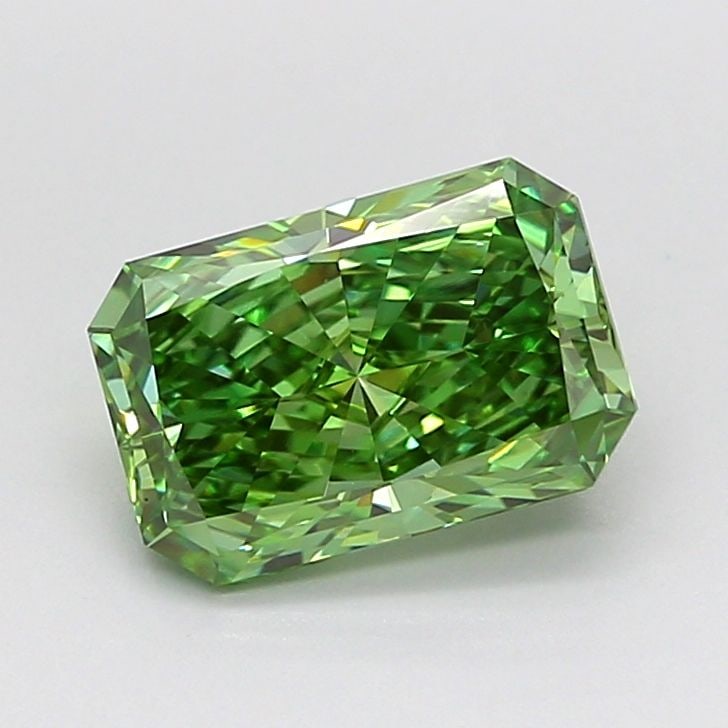 Loose Diamond - RADIANT 1.58ct Fancy Vivid Green VS1
