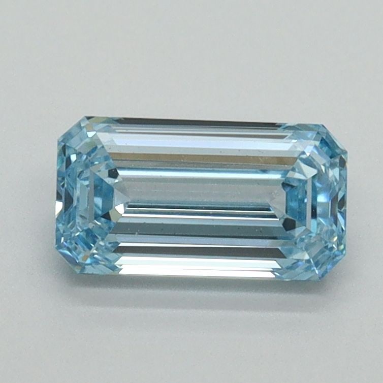 Loose Diamond - EMERALD 1.03ct Fancy Intense Blue VS1