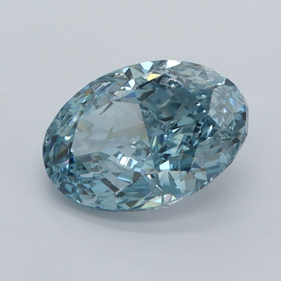 Loose Diamond - OVAL 2.0ct Fancy Vivid Blue VVS2
