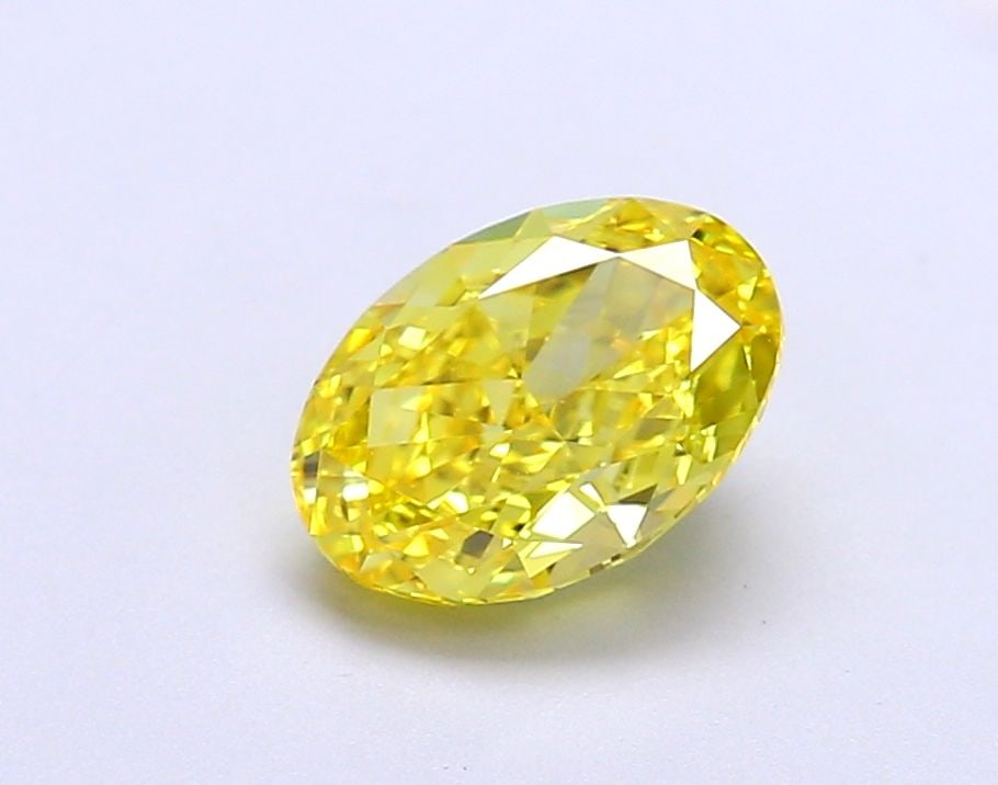 Loose Diamond - OVAL 1.61ct Fancy Vivid Yellow VS1
