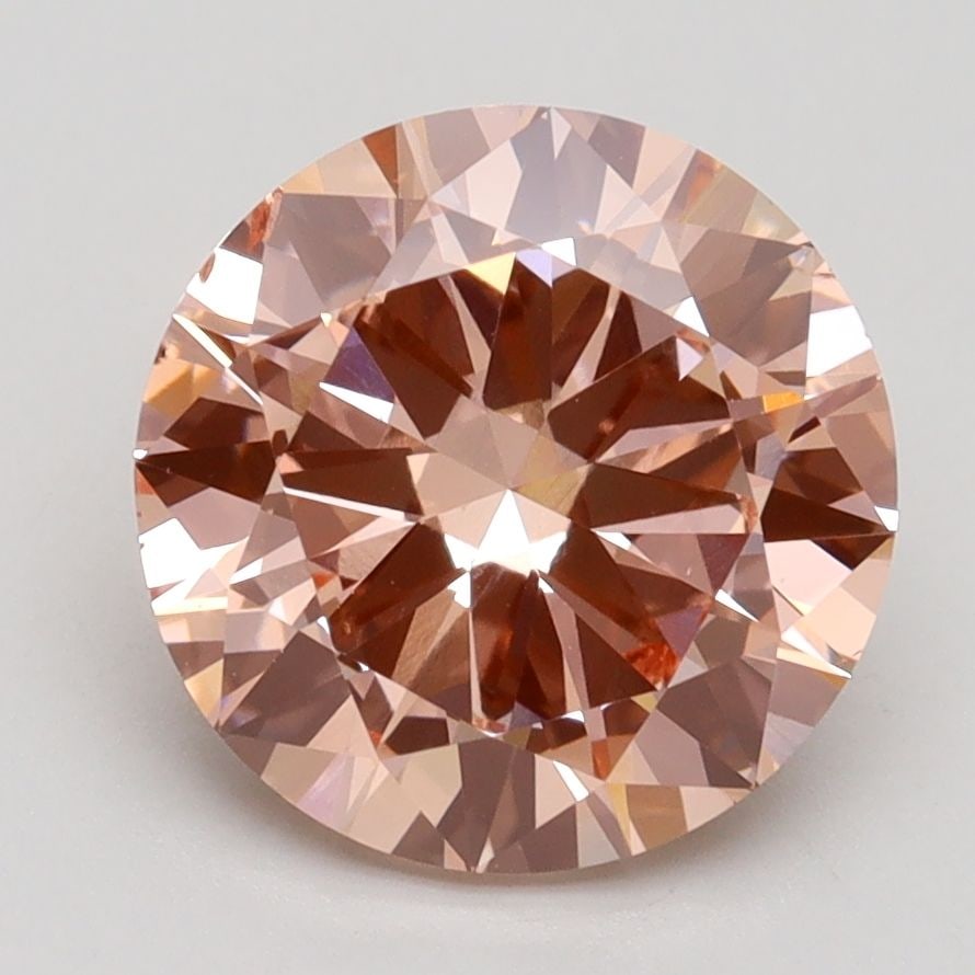 Loose Diamond - ROUND 3.0ct Fancy Intense Pink VS2