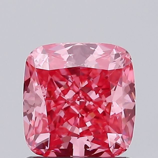Loose Diamond - CUSHION MODIFIED 1.01ct Fancy Vivid Pink VS1