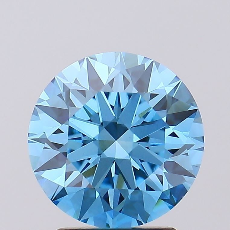 Ideal Loose Diamond - ROUND 2.52ct Fancy Vivid Blue VS1