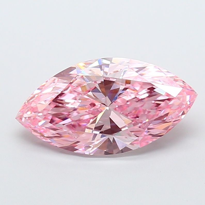 Loose Diamond - MARQUISE 5.01ct Fancy Vivid Pink VS1