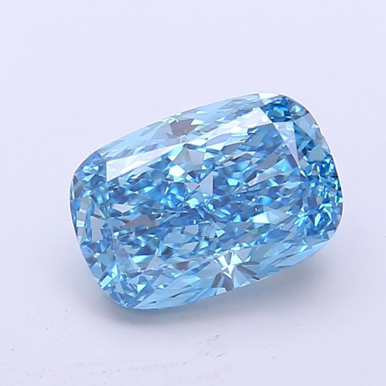 Loose Diamond - CUSHION MODIFIED 2.41ct Fancy Vivid Blue VS1