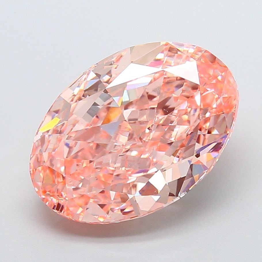 Loose Diamond - OVAL 15.0ct Fancy Vivid Pink VS2