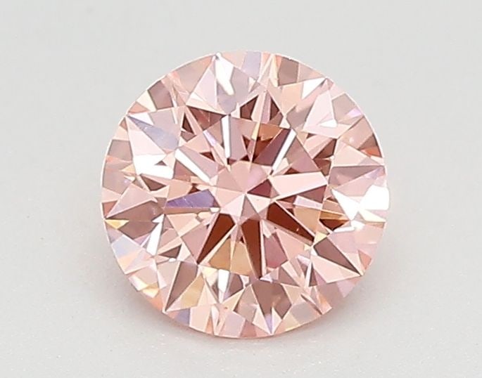 Ideal Loose Diamond - ROUND 0.53ct Fancy Vivid Pink VS1