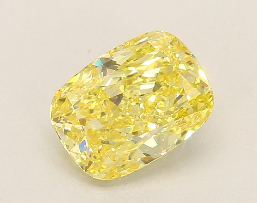 Loose Diamond - CUSHION MODIFIED 2.0ct Fancy Intense Yellow VVS2