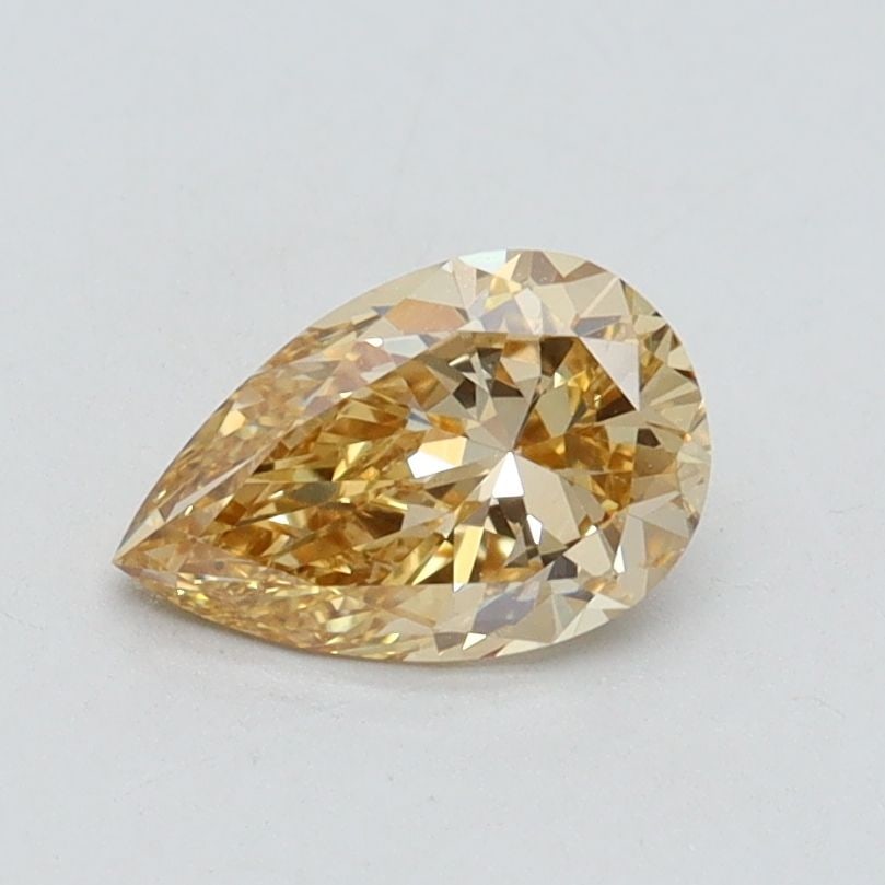 Loose Diamond - PEAR 0.72ct Fancy Intense Yellow VS1