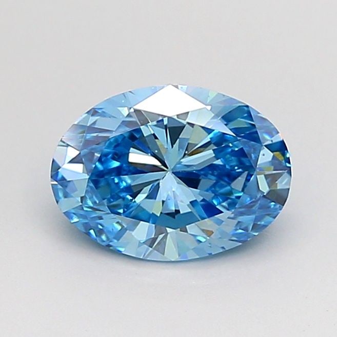 Loose Diamond - OVAL 1.02ct Fancy Vivid Blue VS2