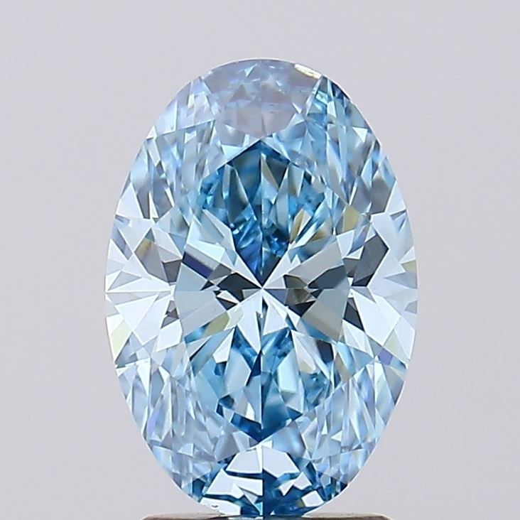 Loose Diamond - OVAL 2.1ct Fancy Vivid Blue VS1