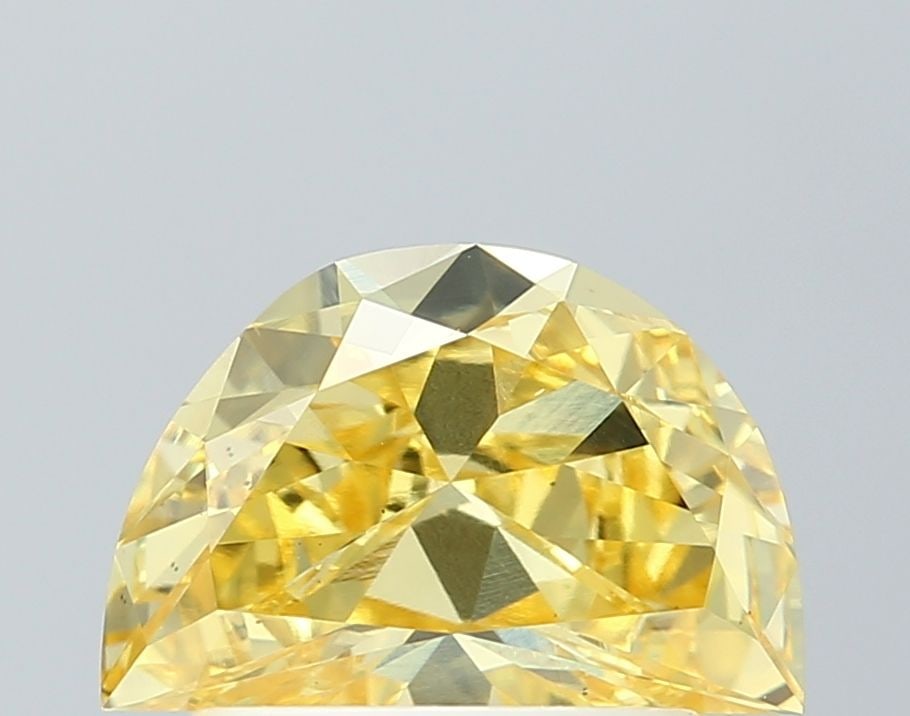 Loose Diamond - HALF MOON 1.05ct Fancy Vivid Yellow VS2