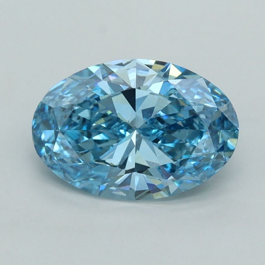 Loose Diamond - OVAL 1.51ct Fancy Vivid Blue VS1