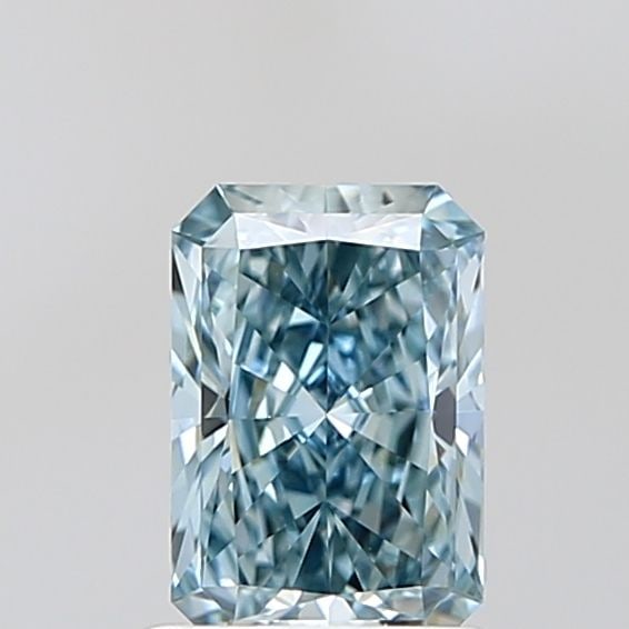 Loose Diamond - RADIANT 1.08ct Fancy Intense Greenish Blue VVS2