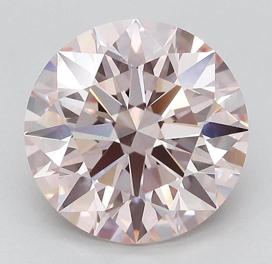 Loose Diamond - ROUND 3.43ct Fancy Intense Pink VVS1