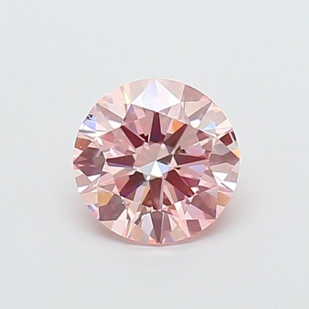 Loose Diamond - ROUND 0.91ct Fancy Intense Pink VVS2