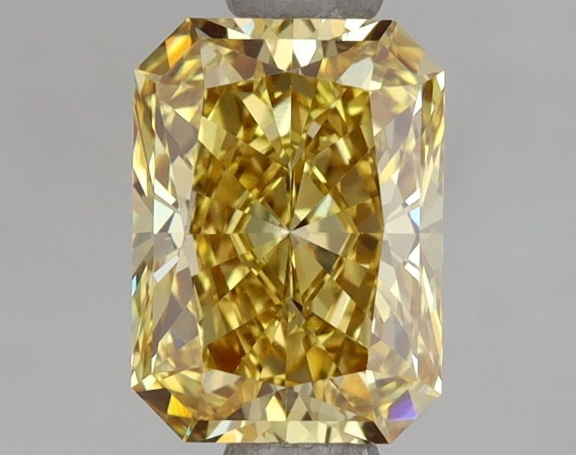 Loose Diamond - RADIANT 1.56ct Fancy Vivid Yellow VVS2
