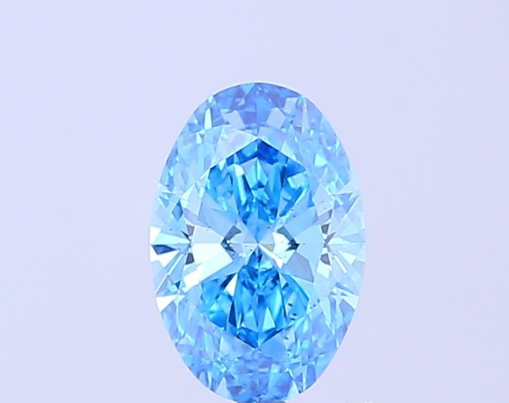 Loose Diamond - OVAL 1.0ct Fancy Vivid Blue SI1