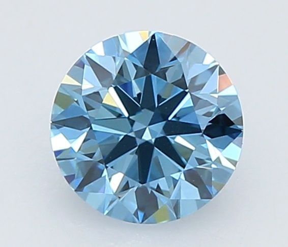 Ideal Loose Diamond - ROUND 0.79ct Fancy Deep Orange VVS2