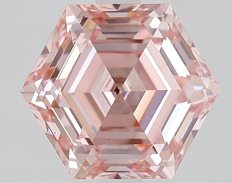 Loose Diamond - HEXAGONAL 2.51ct Fancy Intense Pink VS1