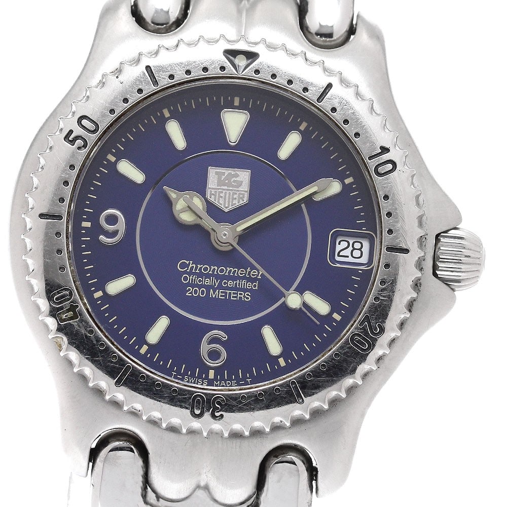 TAG Heuer Cell Date Automatic Stainless Steel Wristwatch WG5214-P0 (1 of 6)