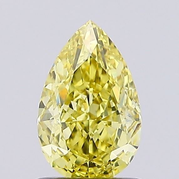 Loose Diamond - PEAR 1.09ct Fancy Vivid Yellow VS1