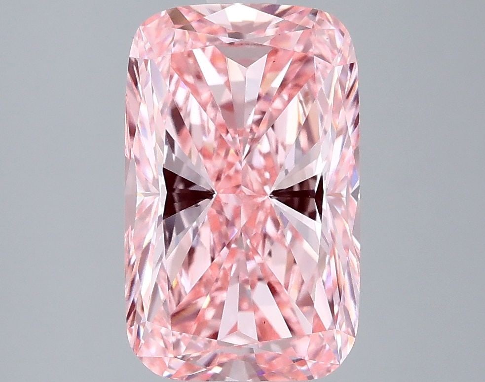 Loose Diamond - CUSHION MODIFIED 2.75ct Fancy Vivid Pink VS1